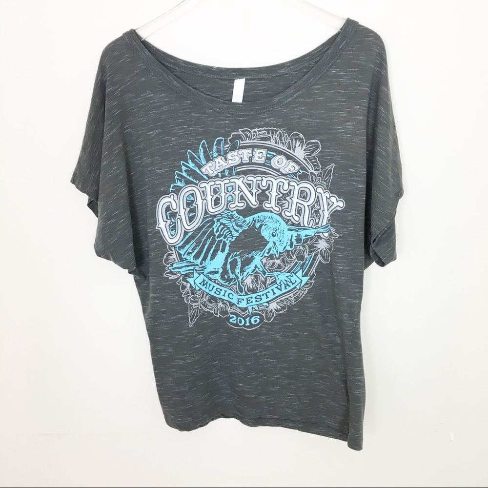 County Music Graphic Band Festival Tee XL fits like a L